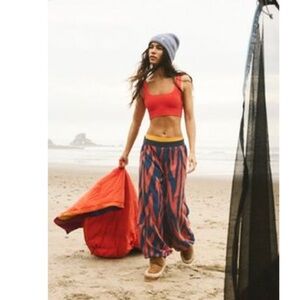 Free People baller printed pants